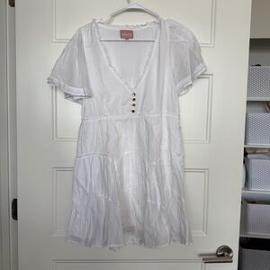 Show Me Your MuMu White Mini Dress